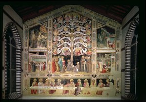 El Árbol de la Vida y La Última Cena de Taddeo Gaddi